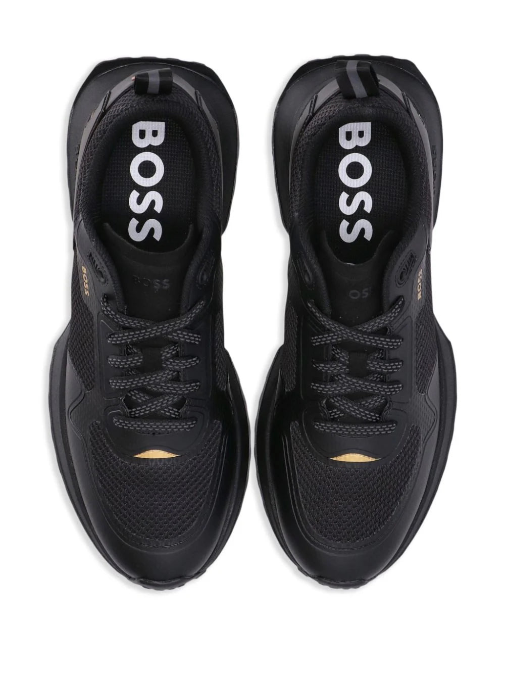 BOSS  mesh-embellished low-top sneakers