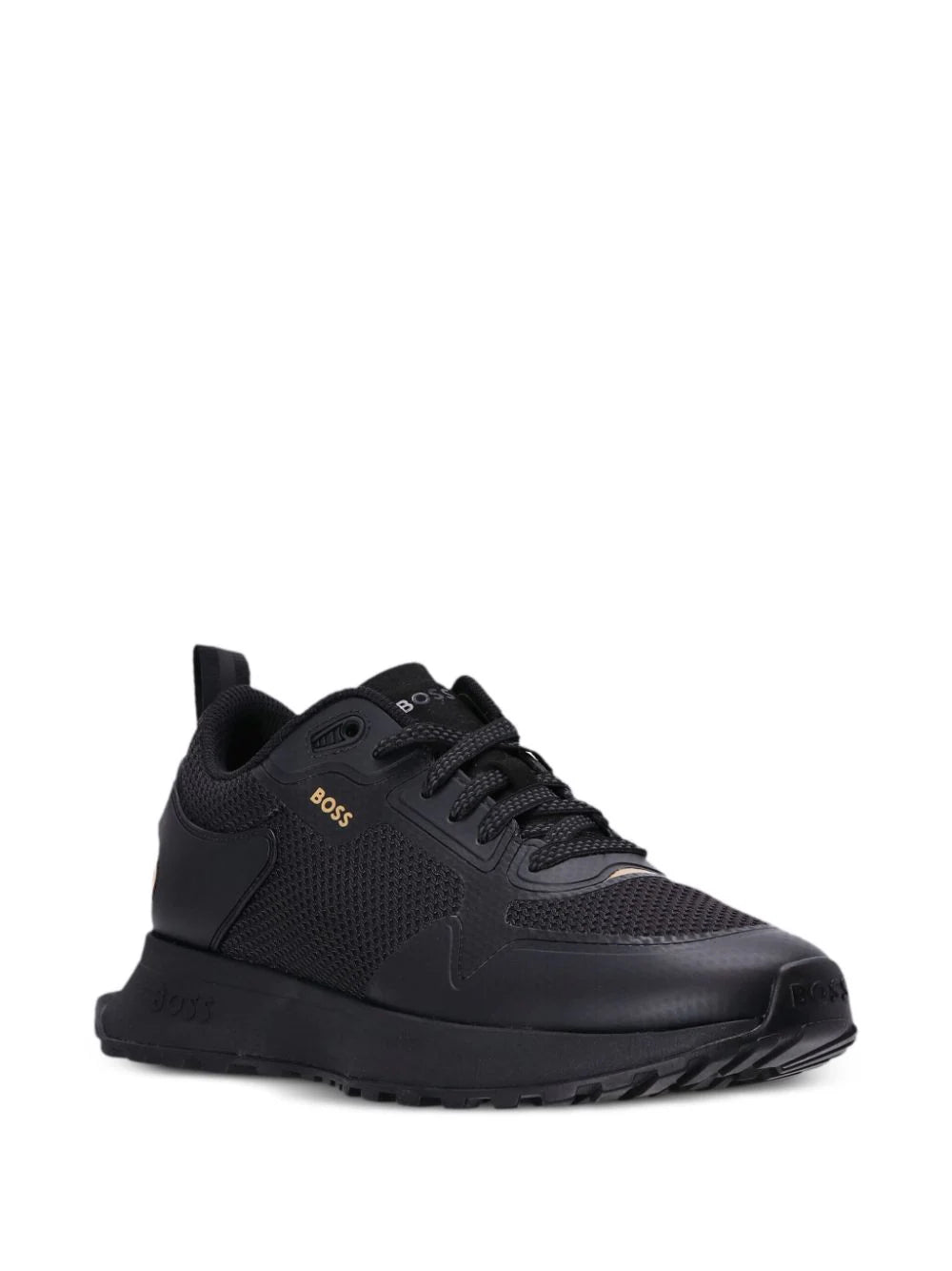 BOSS  mesh-embellished low-top sneakers