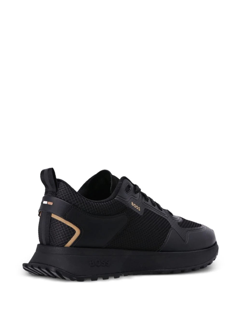 BOSS  mesh-embellished low-top sneakers