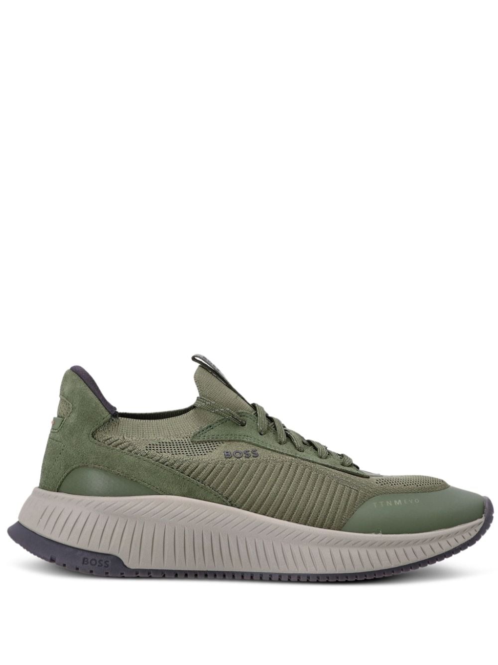BOSS knitted low-top sneakers