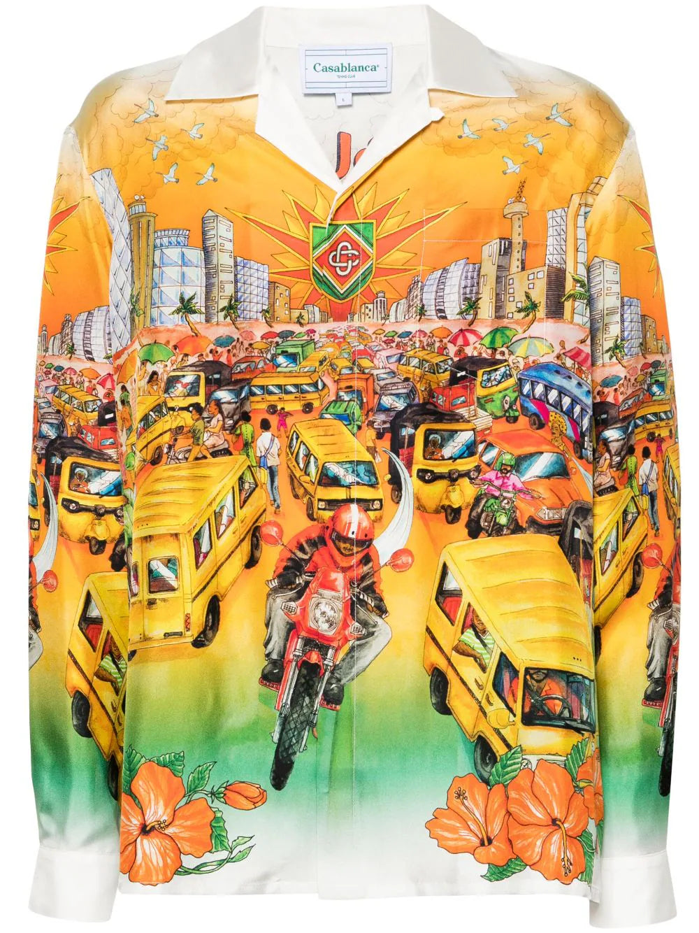 Casablanca  Traffic silk shirt
