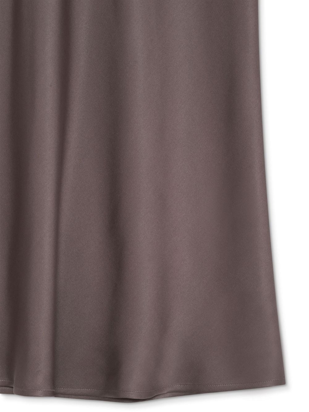 ANINE BING Bar fluted silk-satin midi skirt