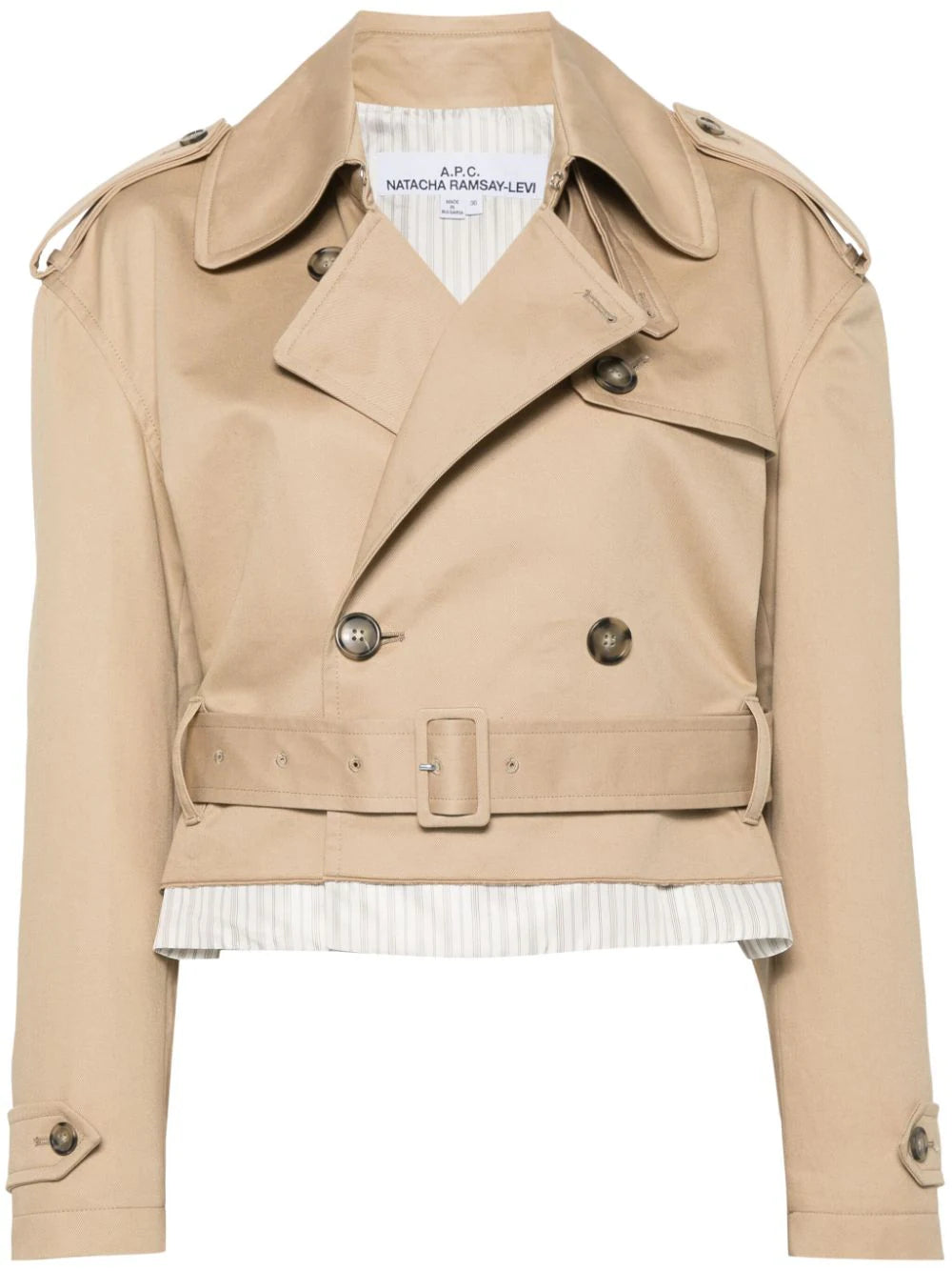 A.P.C.  layered trench coat