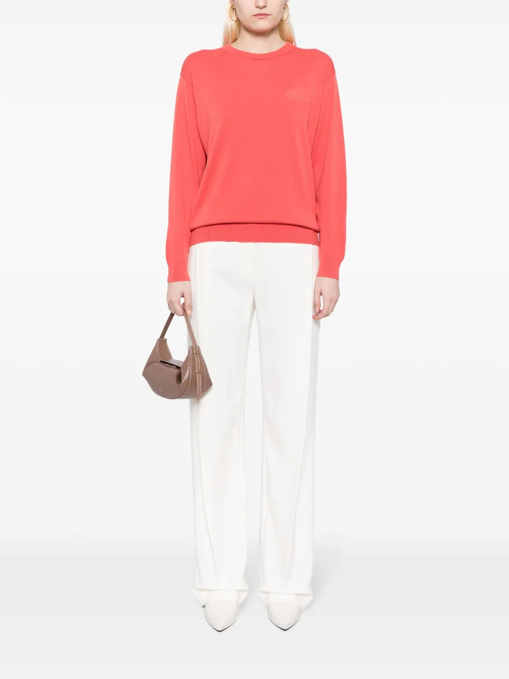 Bonpoint  logo-embroidered sweatshirt