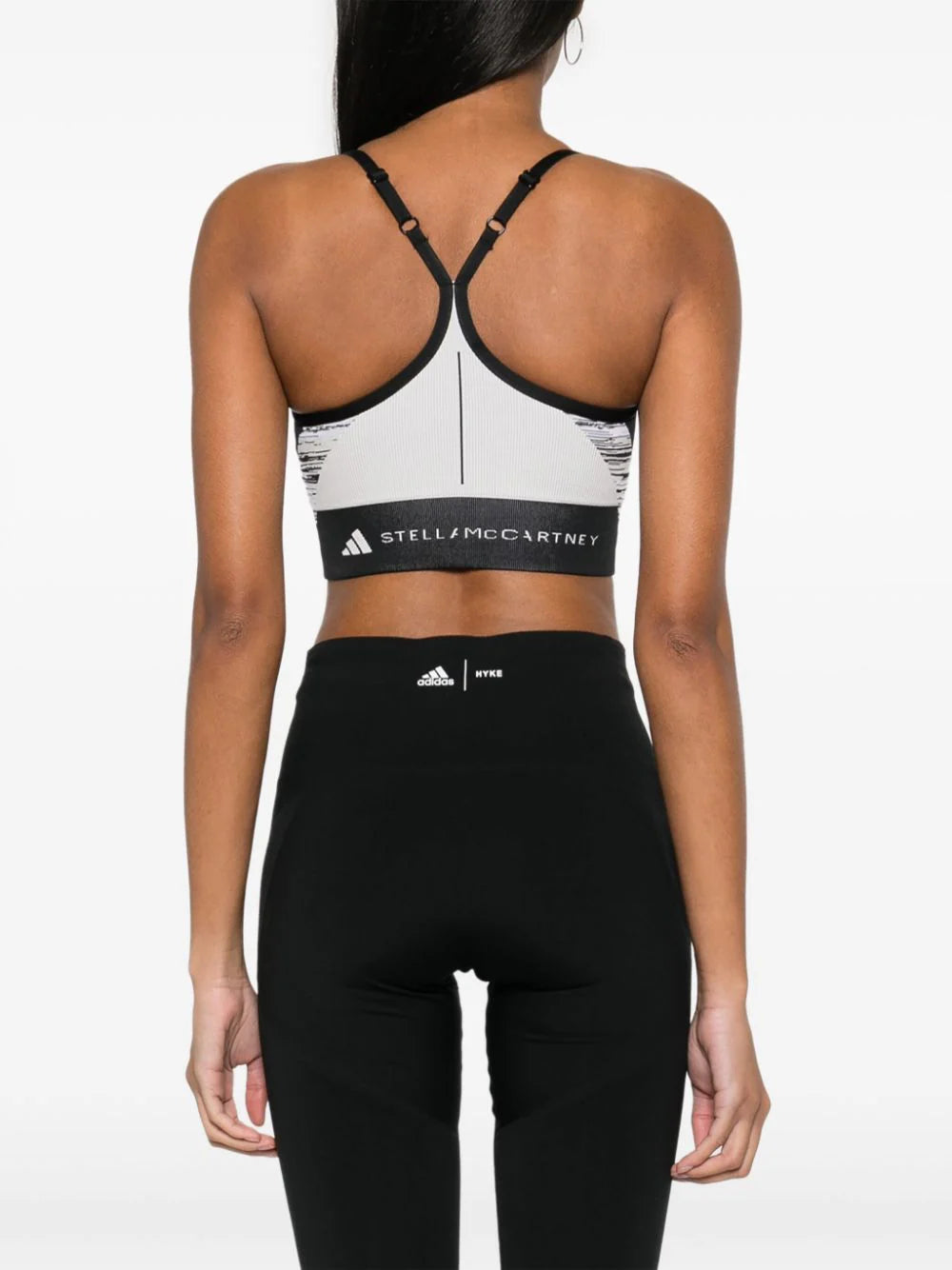 adidas by Stella McCartney  intarsia-knit performance top