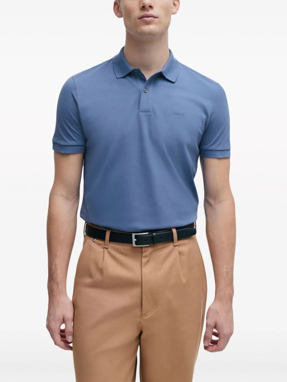 BOSS  logo-appliqué polo shirt