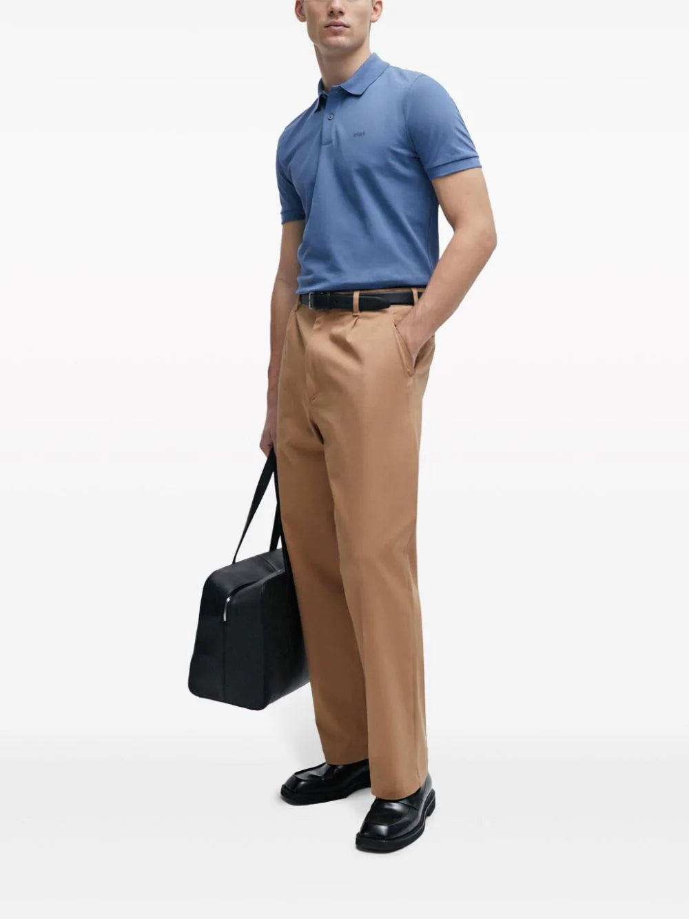 BOSS  logo-appliqué polo shirt