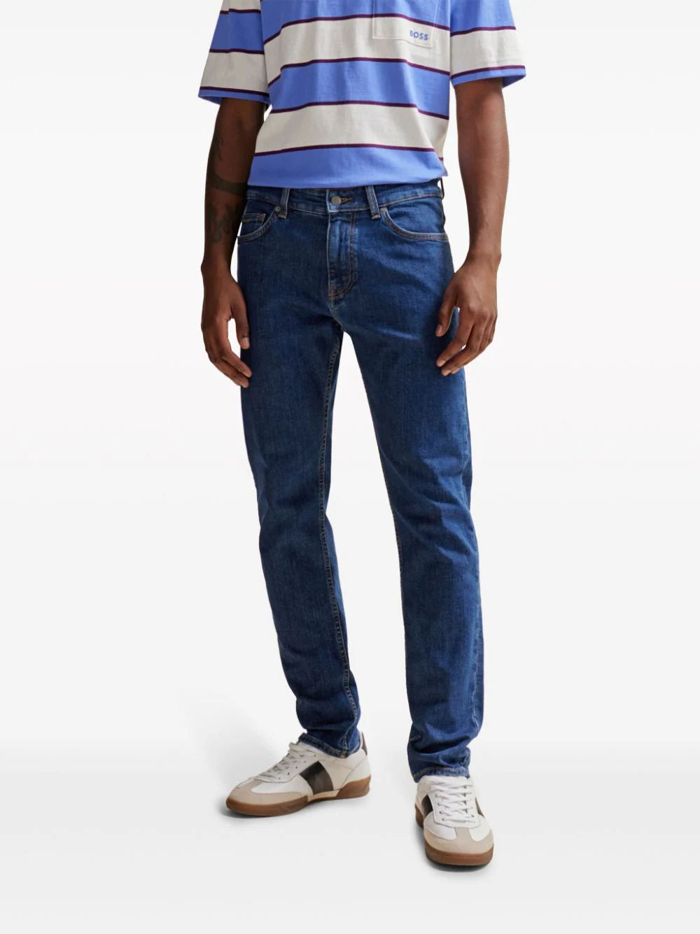 BOSS mid-rise slim-fit jeans