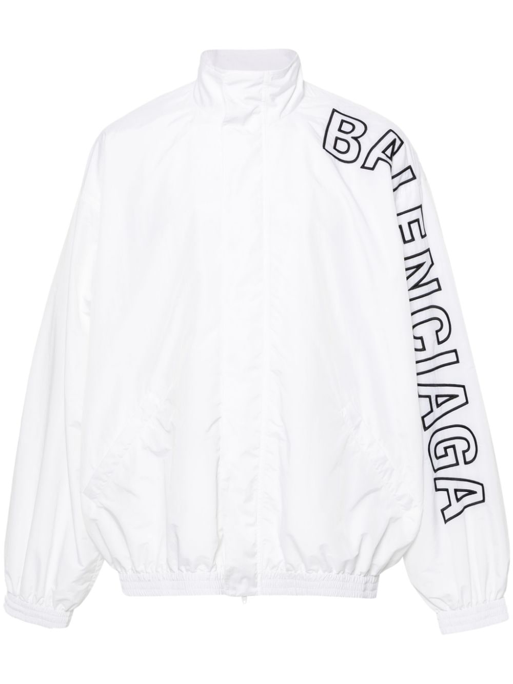 Balenciaga logo-embroidered jacket