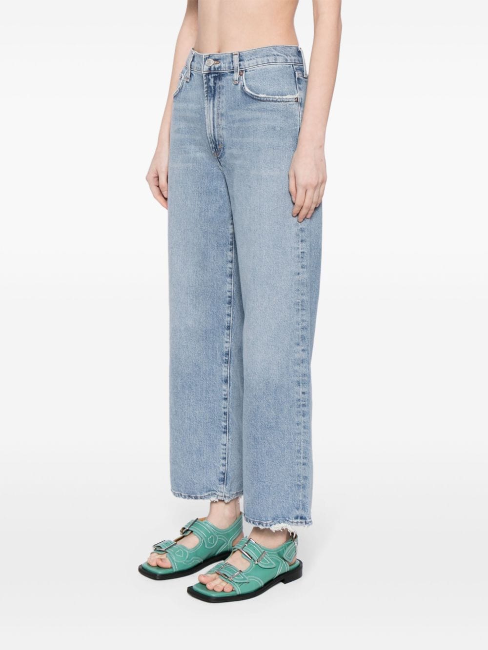 AGOLDE  Harper mid-rise cropped jeans