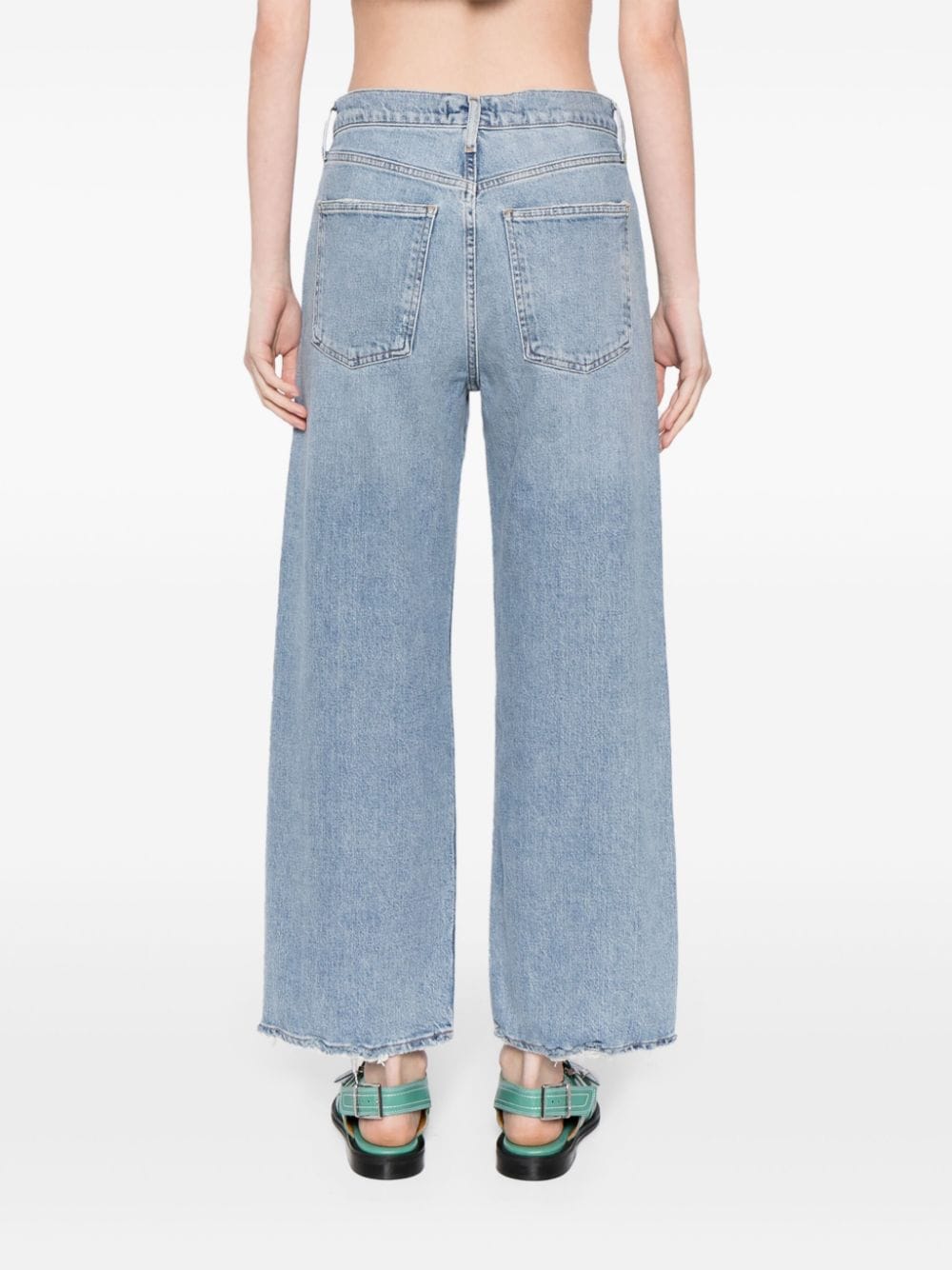 AGOLDE  Harper mid-rise cropped jeans