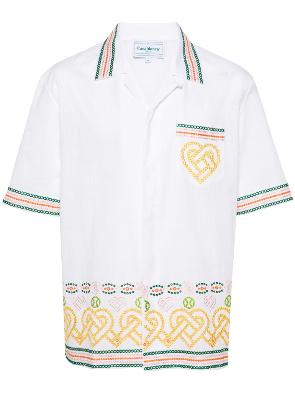 Casablanca Gradient Heat broderie-anglaise shirt