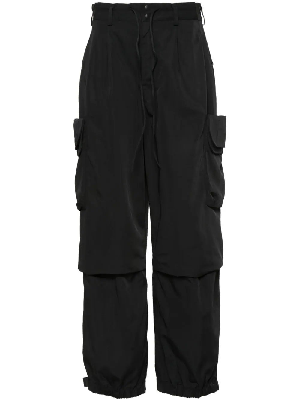 Y-3  cargo-pockets twill trousers