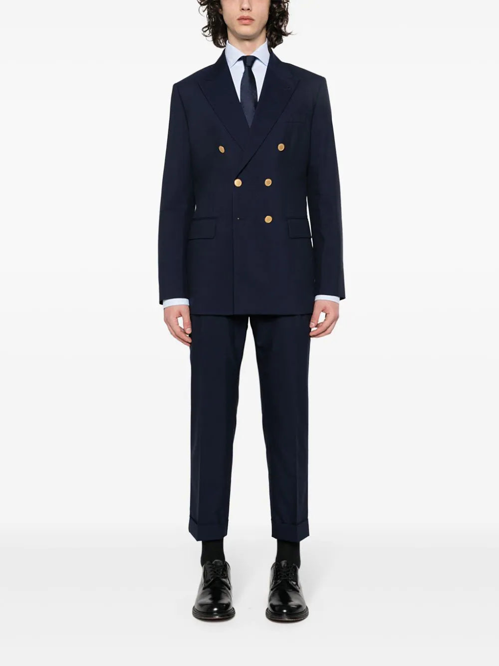 Boggi Milano  dobby-weave cotton shirt