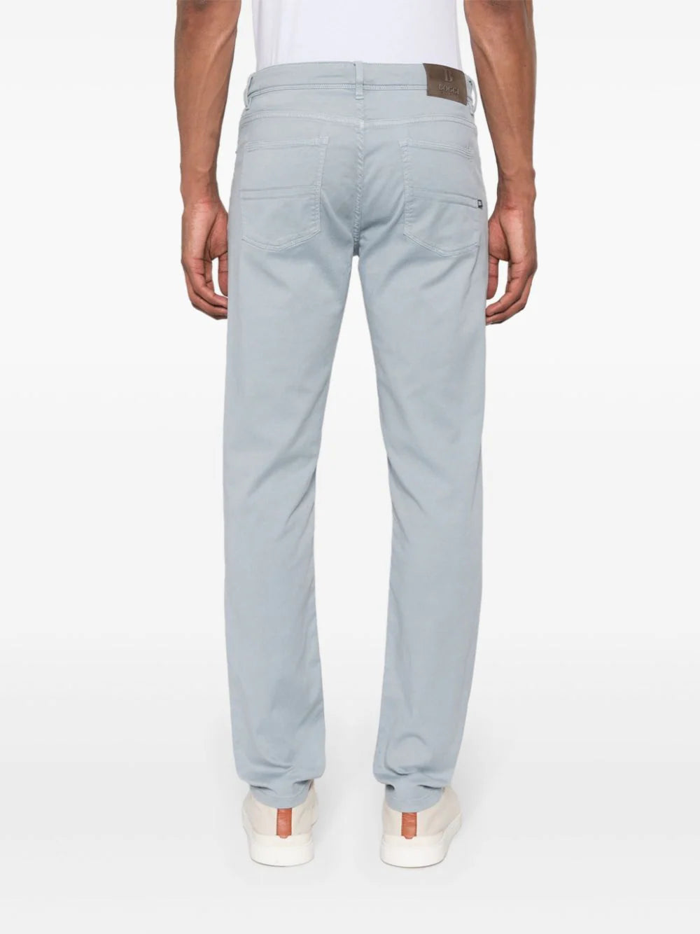 Boggi Milano  mid-rise straight-leg jeans