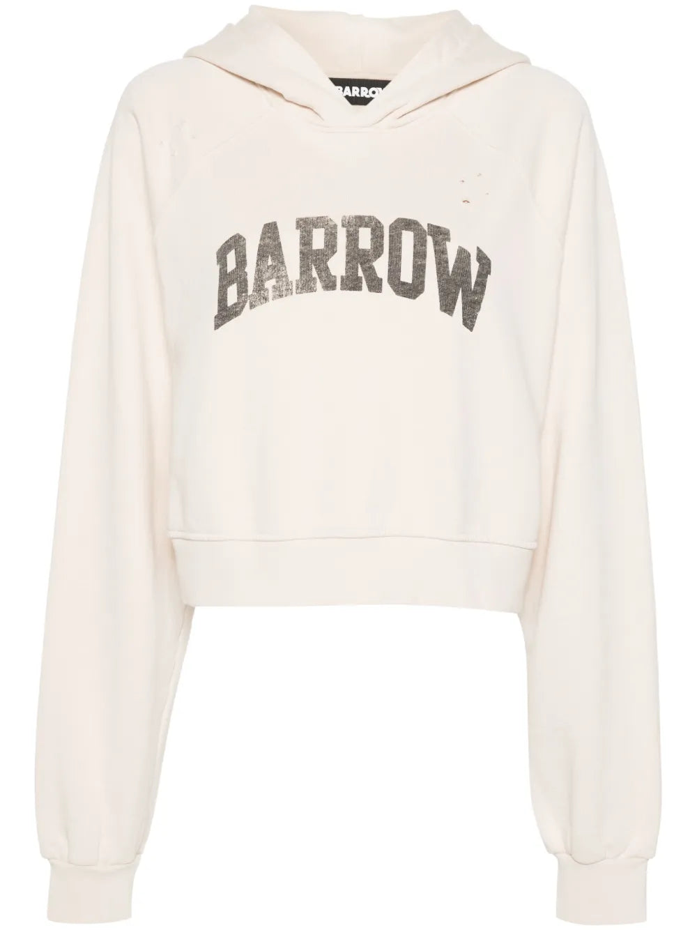 BARROW  logo-print cotton hoodie