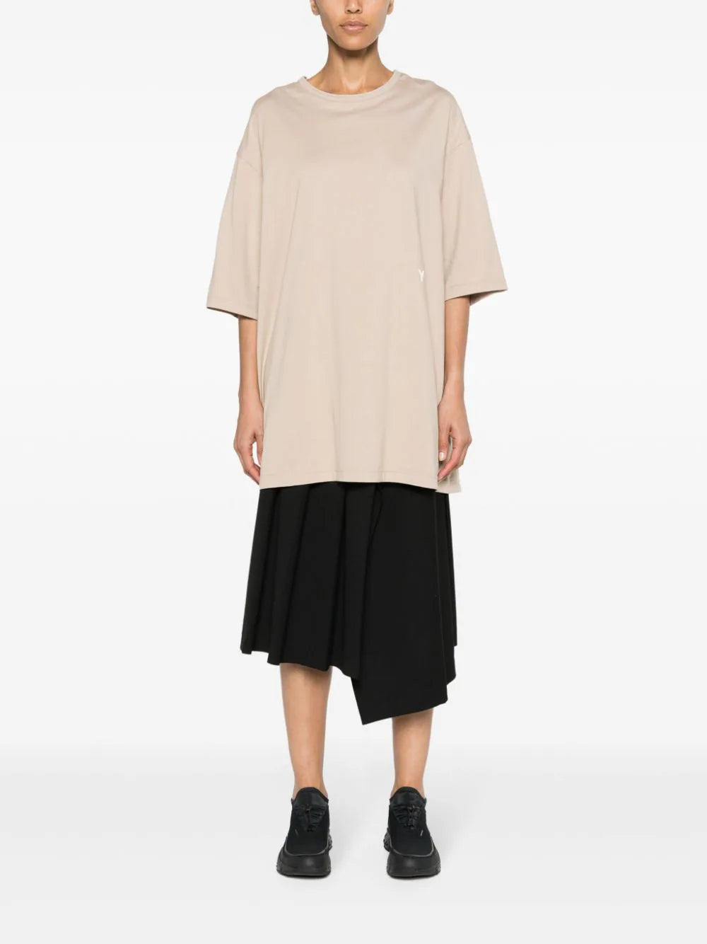 Y-3  logo-appliqué cotton T-shirt