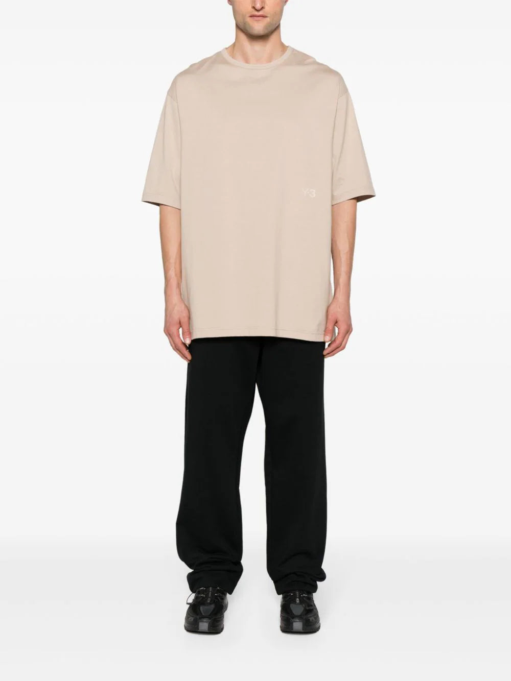 Y-3  logo-appliqué cotton T-shirt