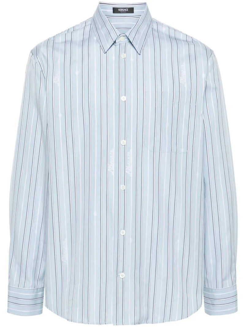 Versace  Nautical Stripe cotton shirt