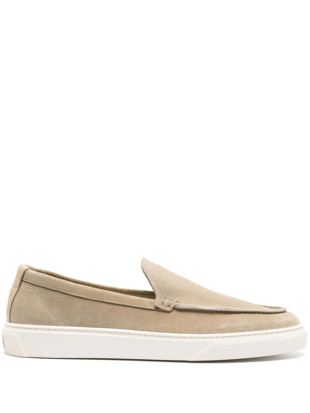 Woolrich  logo-embossed suede loafers