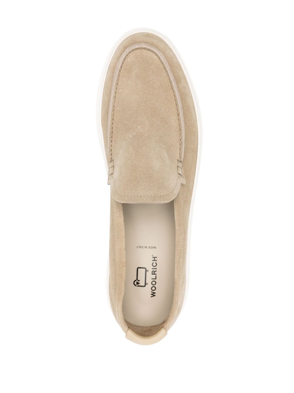 Woolrich logo-embossed suede loafers - Image 4