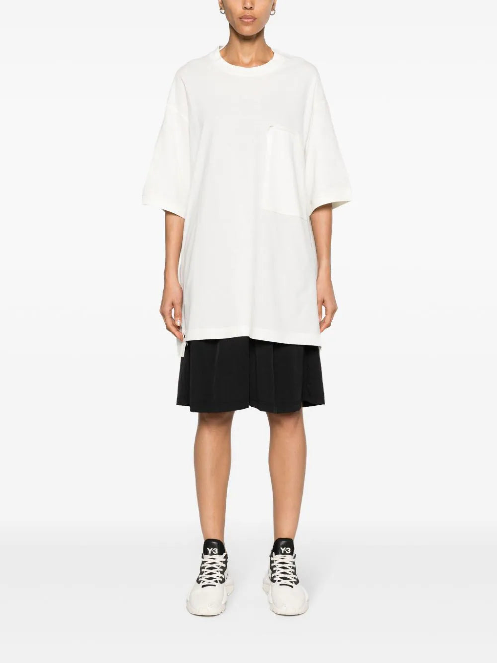 Y-3 patch-pocket cotton T-shirt