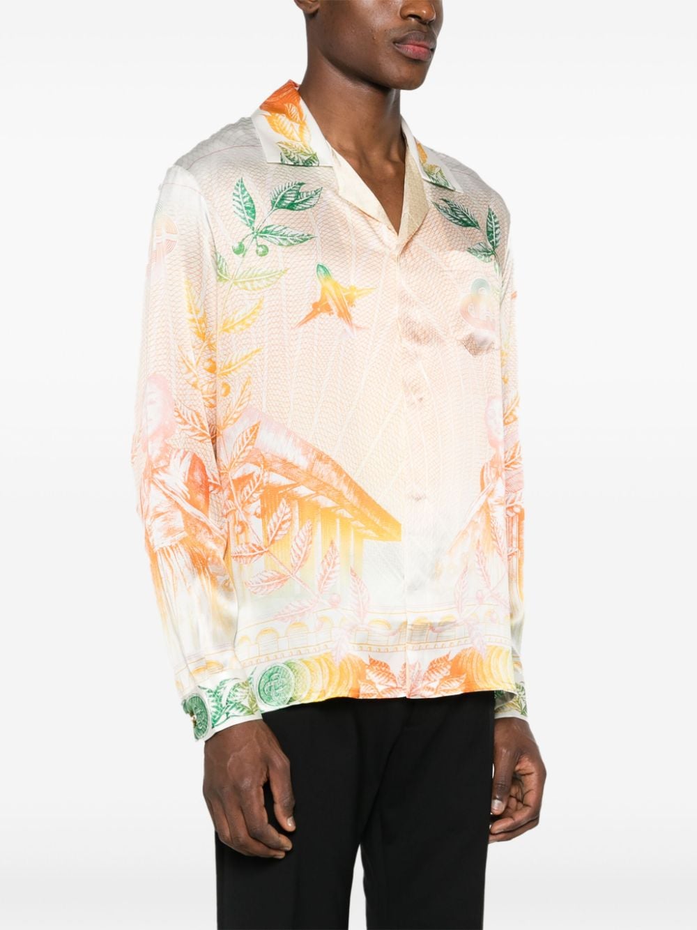 Casablanca La Monnaie silk shirt