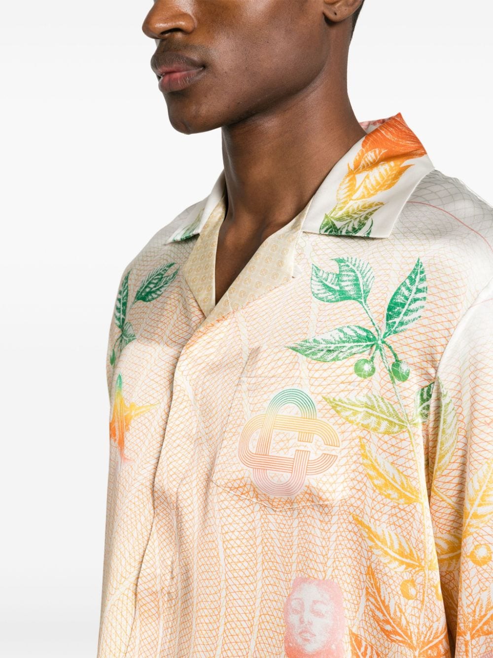 Casablanca La Monnaie silk shirt
