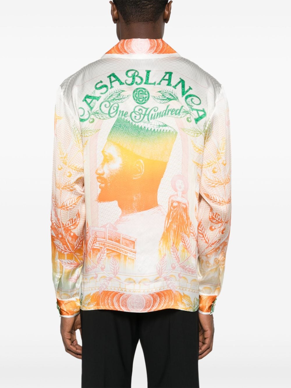 Casablanca La Monnaie silk shirt