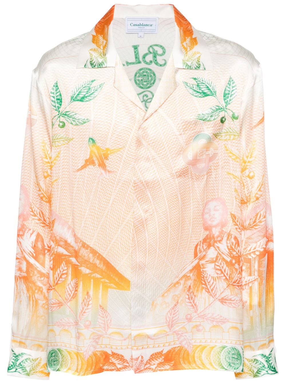 Casablanca La Monnaie silk shirt