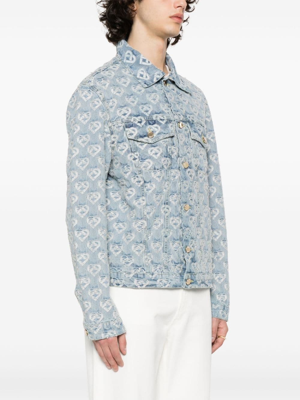 Casablanca jaquard denim jacket