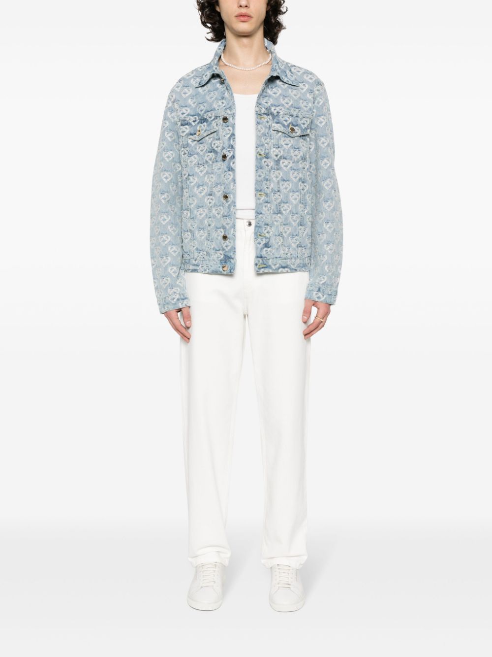 Casablanca jaquard denim jacket