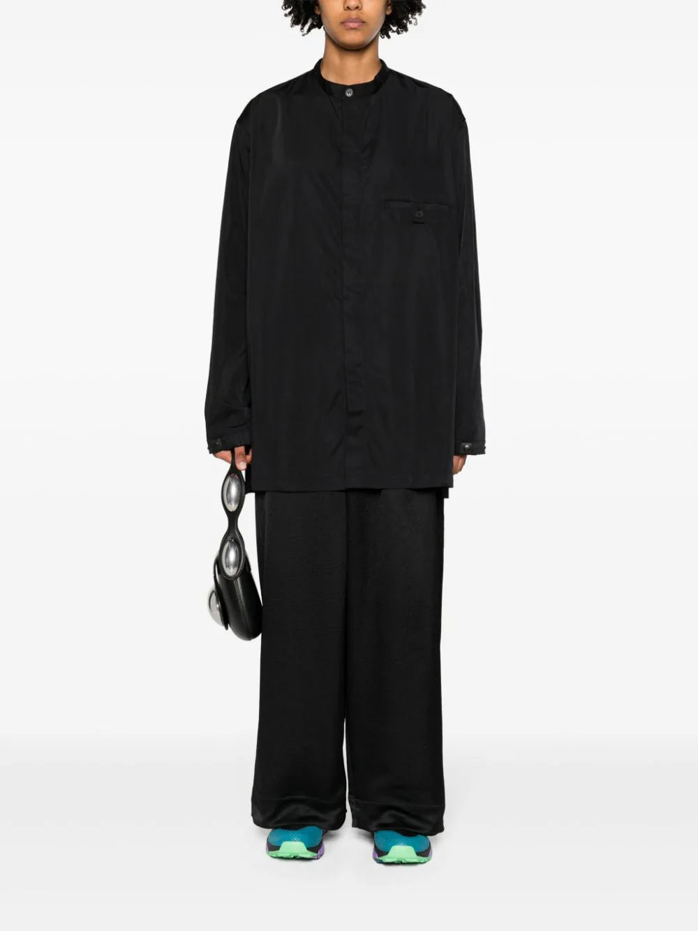 Y-3  x Adidas seersucker track pants