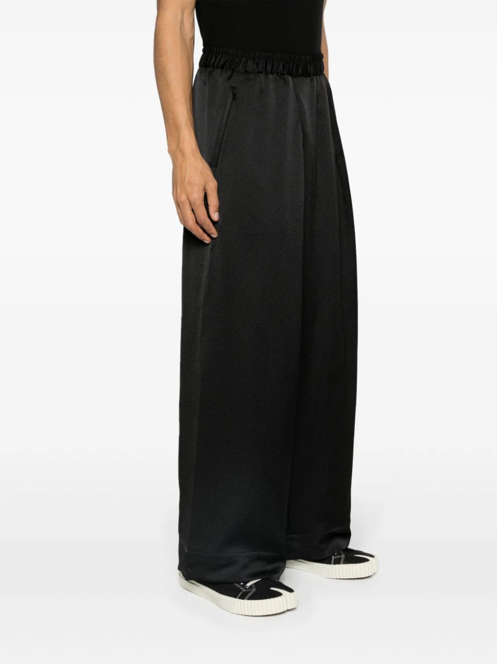 Y-3  x Adidas seersucker track pants