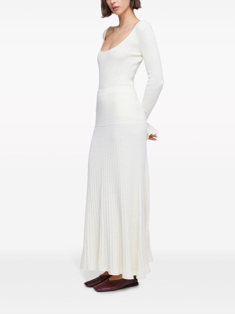 Anna Quan  Amber ribbed-knit maxi skirt