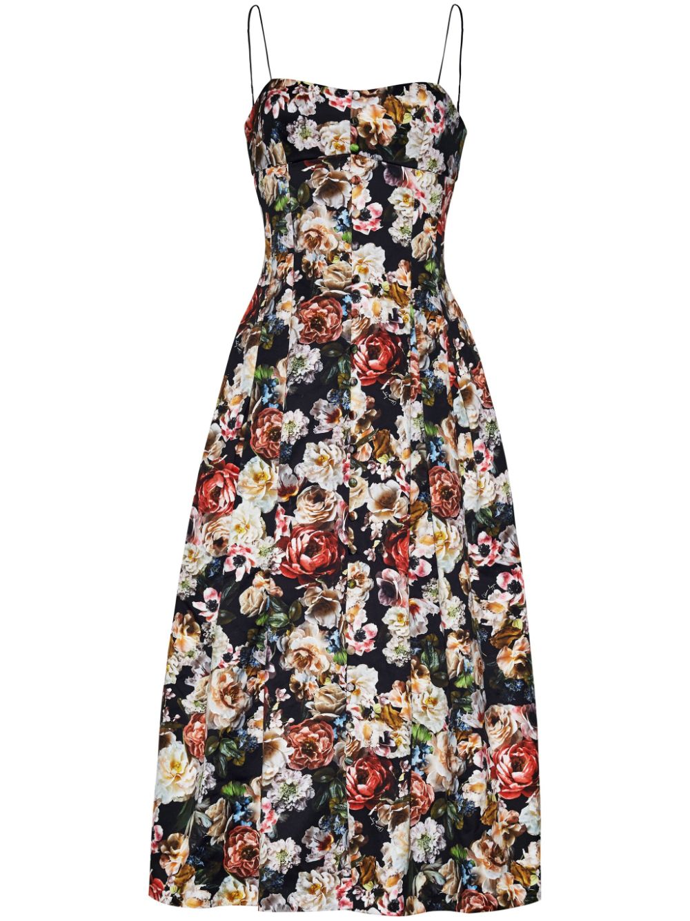 Adam Lippes Rickie floral-print midi dress