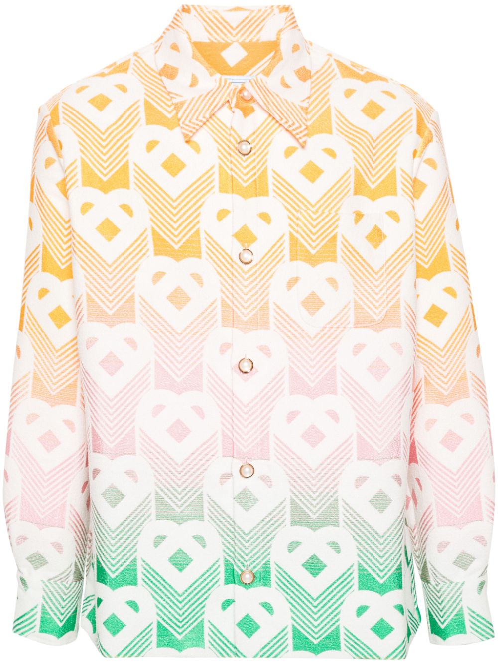 Casablanca  terrycloth-effect shirt jacket