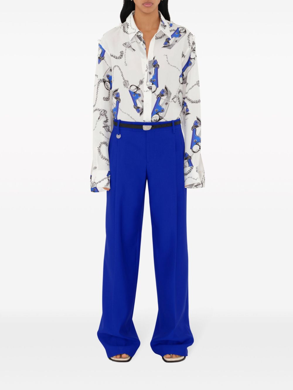 Burberry wool tailored trousers - Image 2