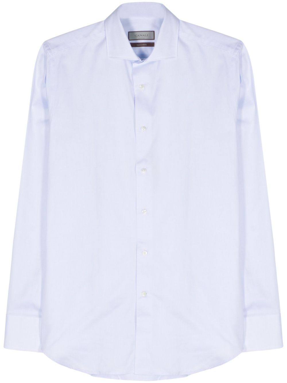 Canali  textured cotton shirt