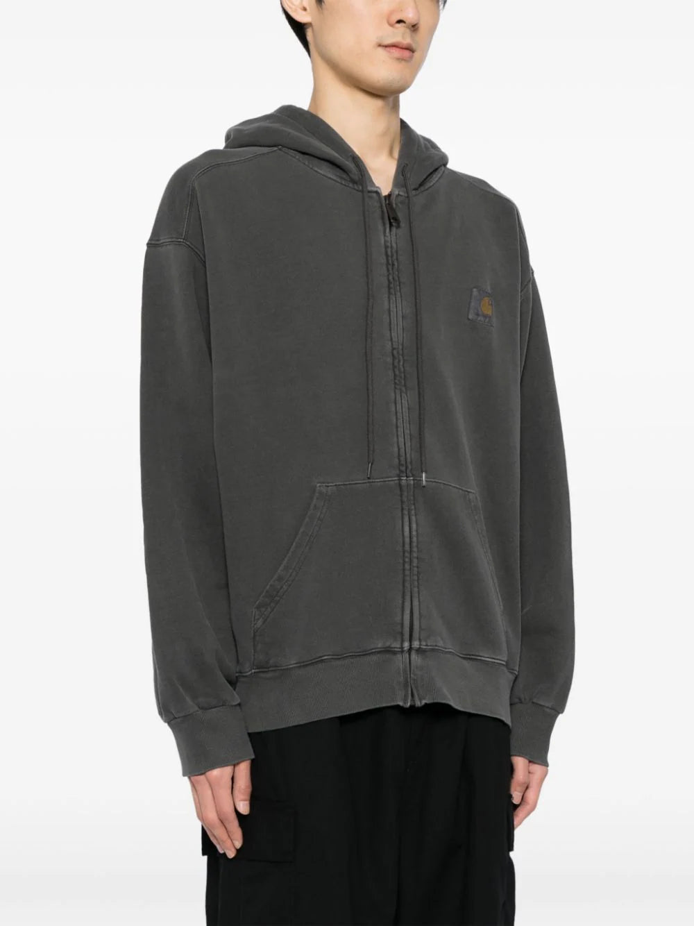 Carhartt WIP  logo-appliqué zip-up hoodie