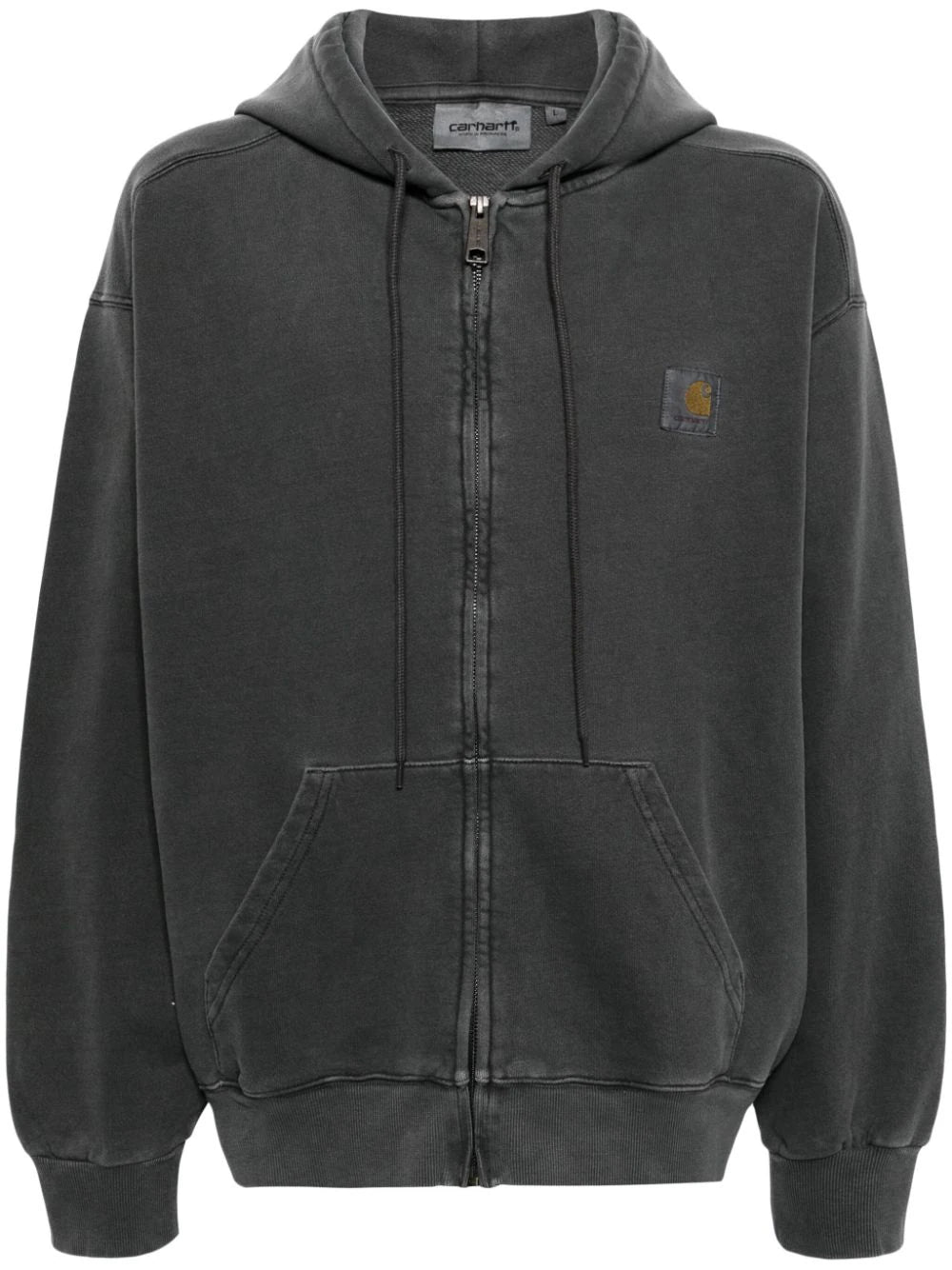 Carhartt WIP  logo-appliqué zip-up hoodie