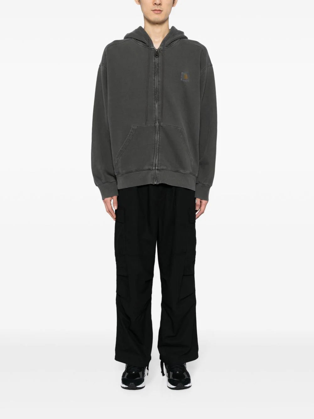 Carhartt WIP  logo-appliqué zip-up hoodie