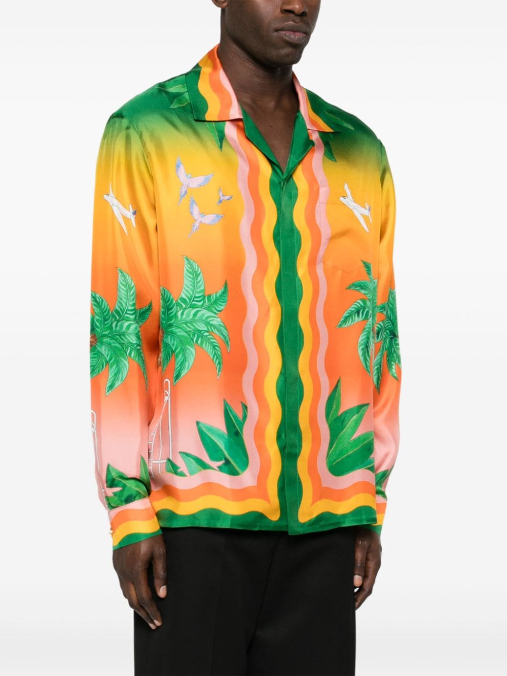 Casablanca Tennis Club En Fleur shirt