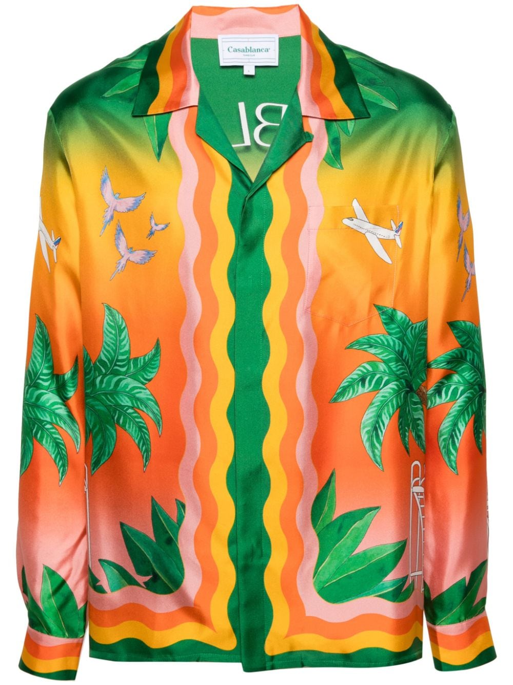 Casablanca Tennis Club En Fleur shirt