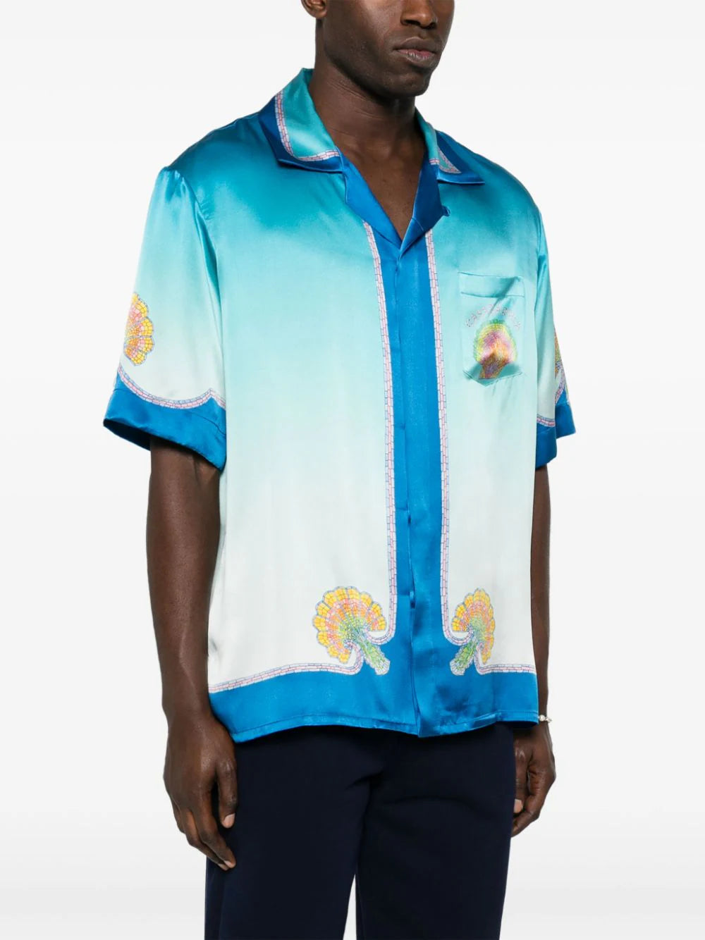 Casablanca  Coquillage Coloré silk shirt