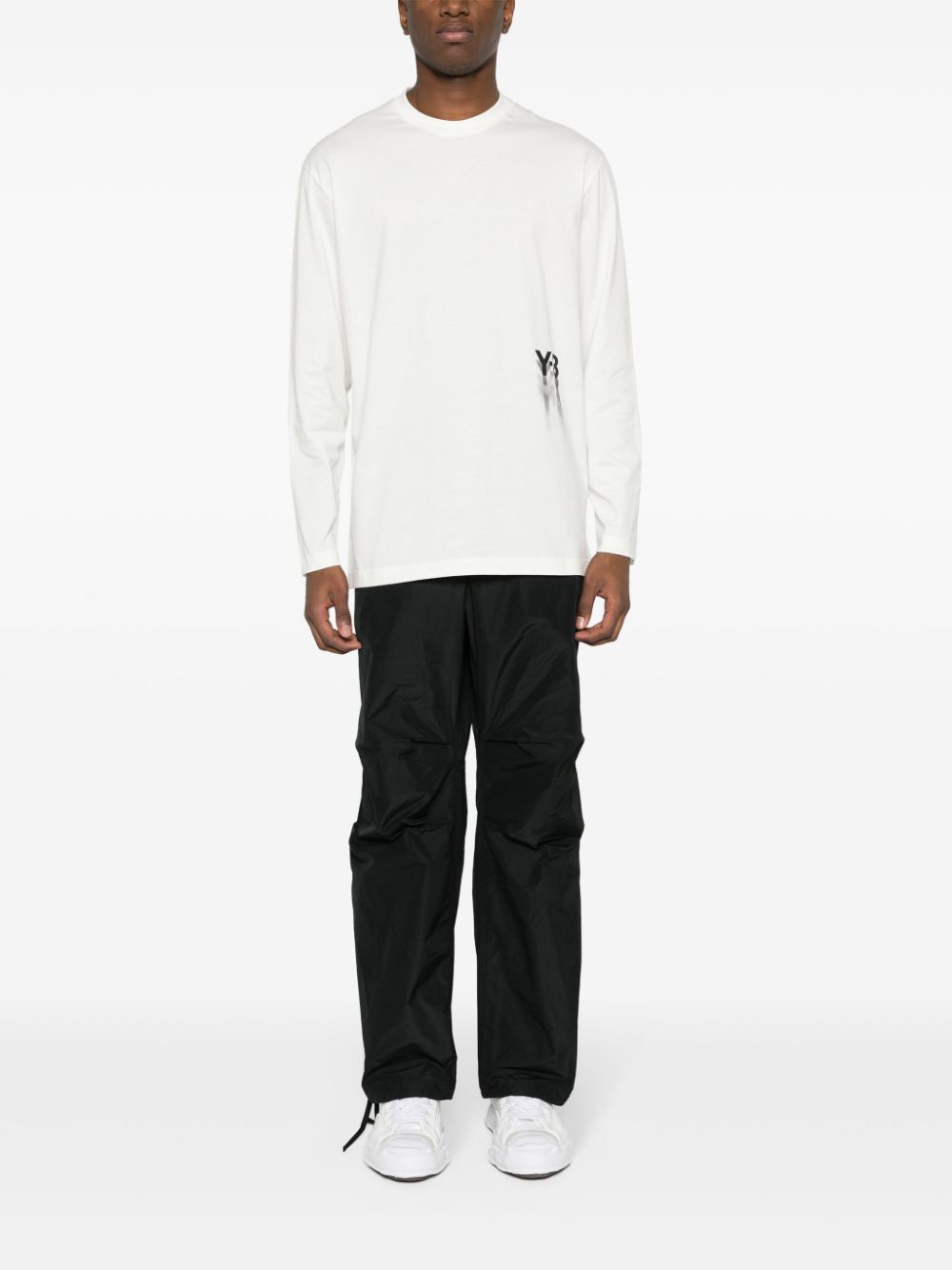 Y-3 GFX logo-printed cotton T-shirt