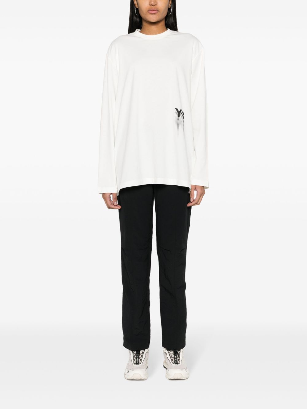 Y-3 GFX logo-printed cotton T-shirt