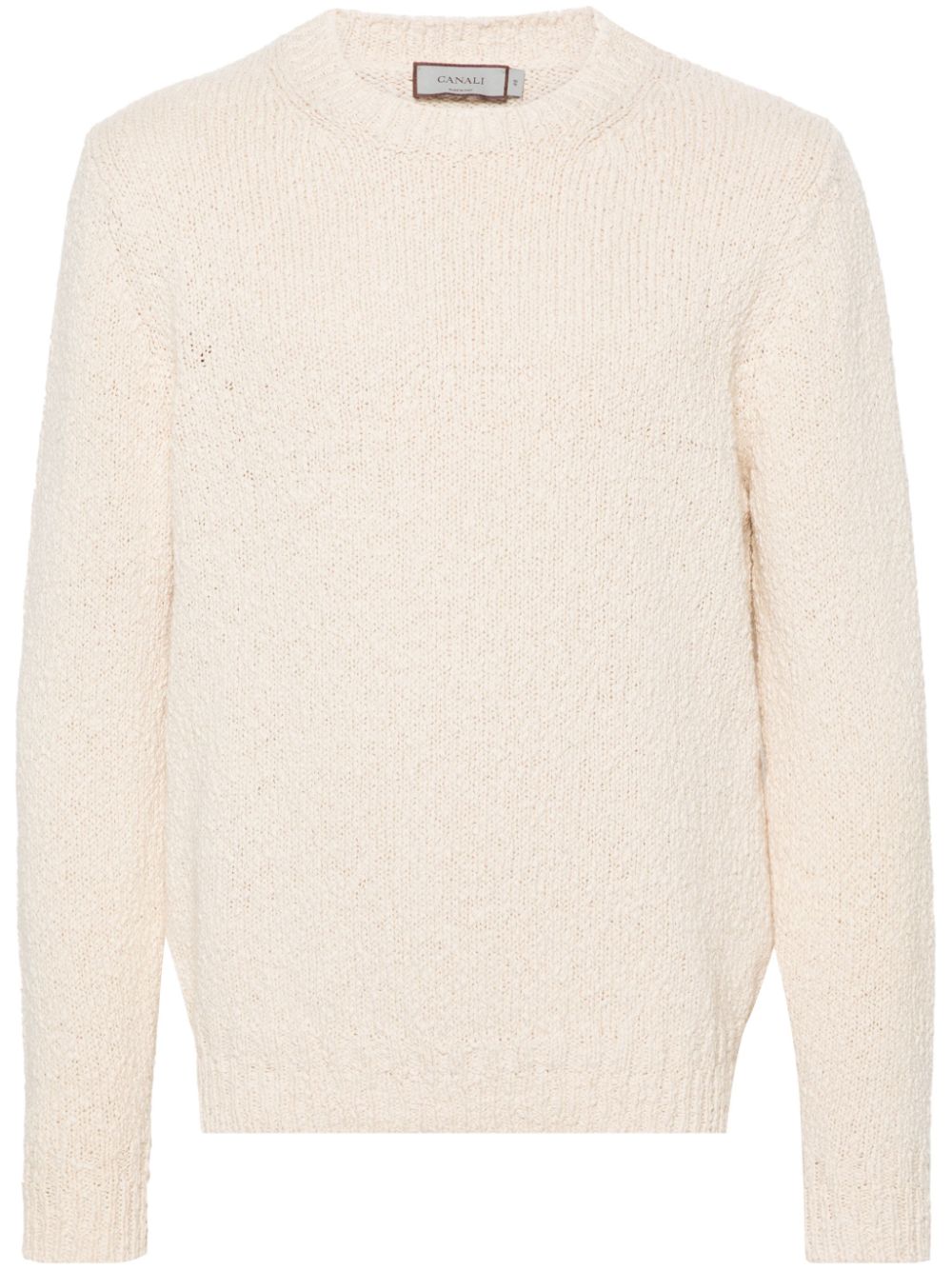 Canali  crew-neck cotton jumper