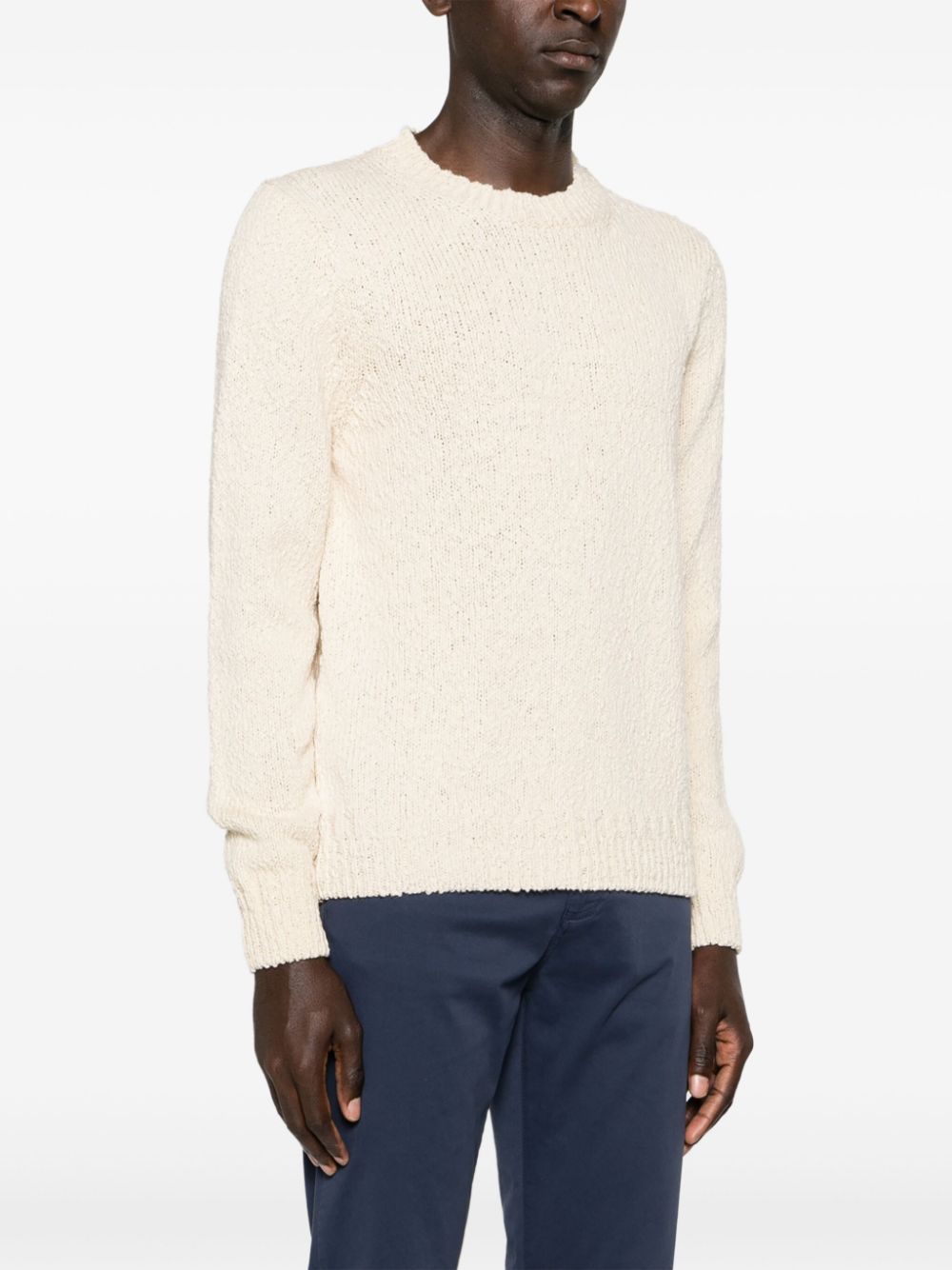 Canali  crew-neck cotton jumper
