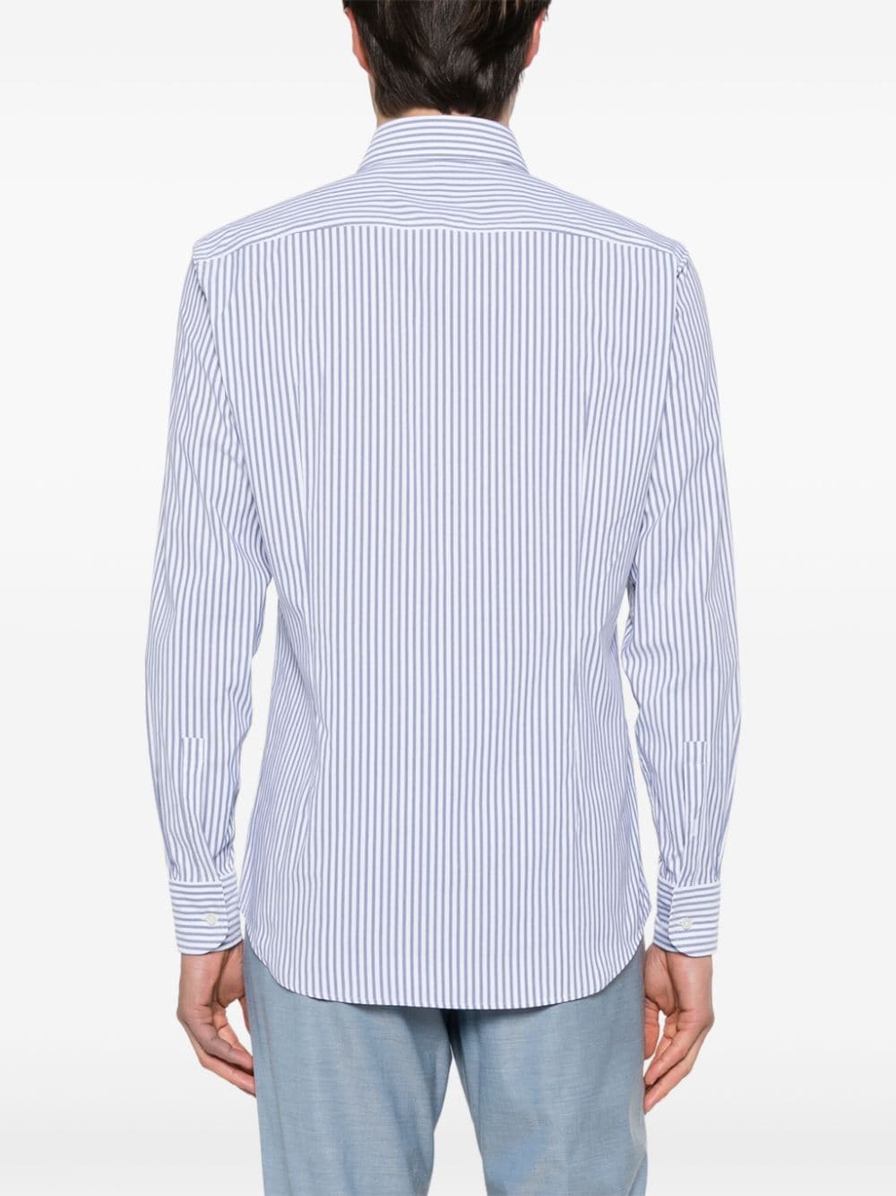 BOSS long-sleeves striped shirt